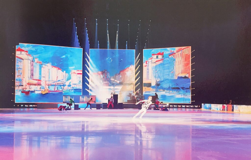 Art On Ice 2018 set design and paintings by Wolfgang Beltracchi