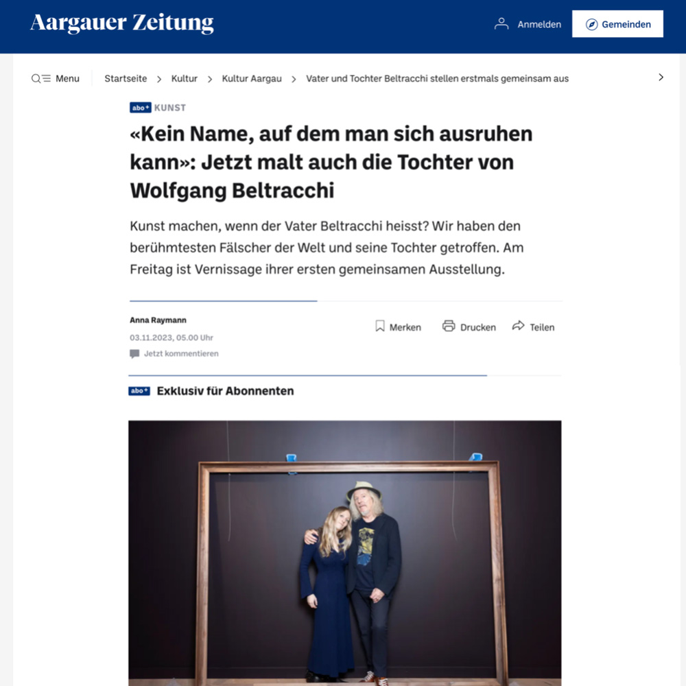 Wolfgang Beltracchi Aargauer Zeitung